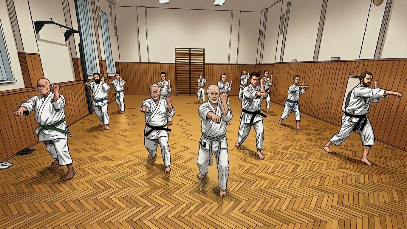 Trénink v dojo